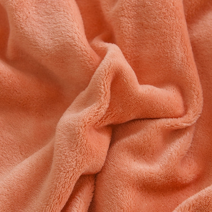 91家纺网 家纺一手货源 找家纺 2025新款毛毯AB版牛奶绒+羊羔绒毯子复合多功能午睡毯 美梦-明媚橘