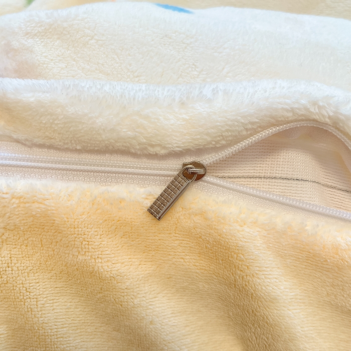 91家纺网 家纺一手货源 找家纺 慕澄家纺 2024新款小清新可爱印花牛奶绒加厚保暖四件套 奶南瓜