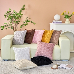 91家纺网 家纺一手货源 找家纺 （总）品尚嘉 跨境亚马逊ins毛绒抱枕套纯色几何菱形沙发靠垫,菱形格-白色,菱形格-粉色,菱形格-黑色,菱形格-姜黄,菱形格-皮粉,菱形格-浅灰,菱形格-浅咖,菱形格-深咖,菱形格-杏色