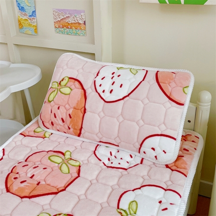 91家纺网 家纺一手货源 找家纺 （总）禧缘家纺（原梦想家） 2024新款儿童牛奶绒夹棉枕套