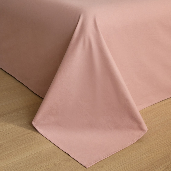 91家纺网 家纺一手货源 找家纺 涵宸家纺 2024新款全棉磨毛四件套纯厚系列（轻）-四件套 纯厚（奶茶色+豆沙）