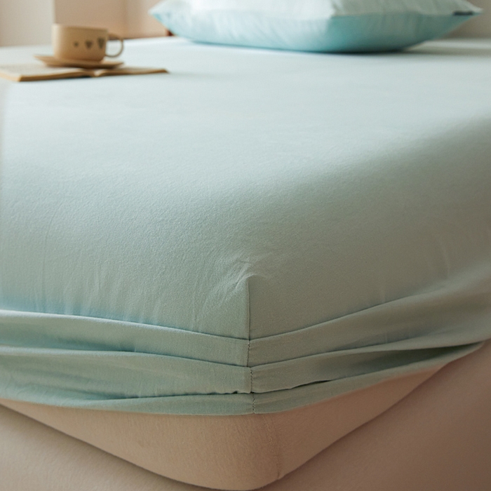 91家纺网 家纺一手货源 找家纺 （总）涵宸家纺 2024新款全棉磨毛四件套纯厚系列-单床笠