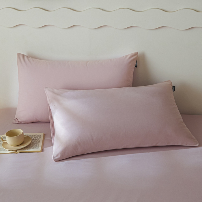 91家纺网 家纺一手货源 找家纺 涵宸家纺 2024新款全棉磨毛四件套纯厚系列-单床单 a青紫