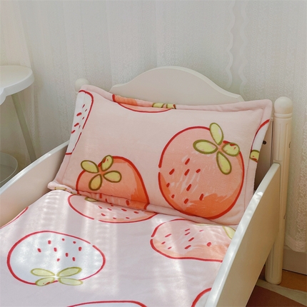 91家纺网 家纺一手货源 找家纺 （总）禧缘家纺（原梦想家） 2024新款儿童牛奶绒枕套