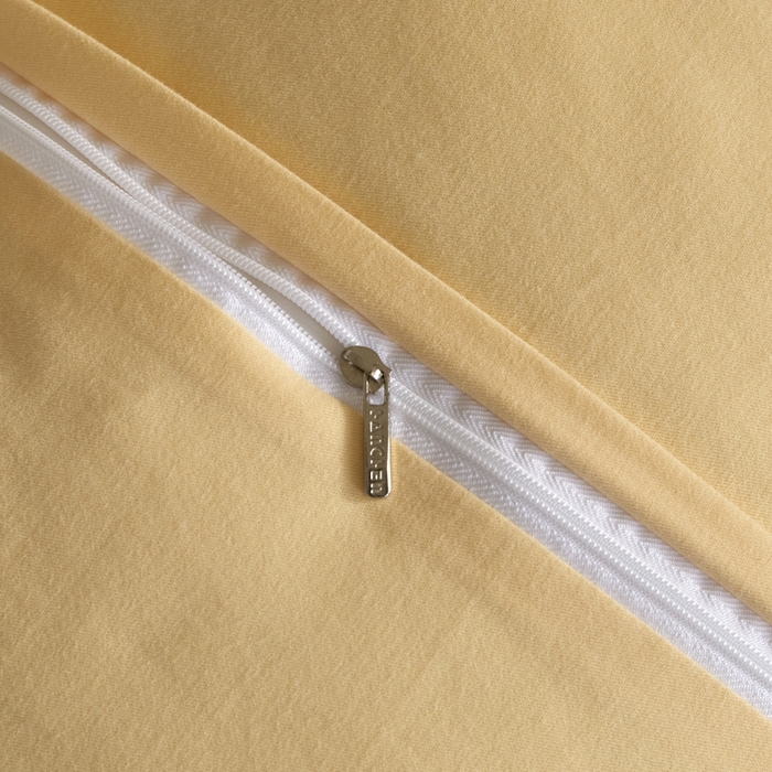 91家纺网 家纺一手货源 找家纺 涵宸家纺 2024新款全棉磨毛四件套纯厚系列（轻）-四件套 纯厚（爱琴海+黄）