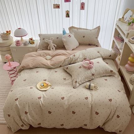 91家纺网 家纺一手货源 找家纺 （总）于果 2024新款13070全棉印花四件套