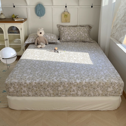 91家纺网 家纺一手货源 找家纺 （总）XIWEN-希文家纺 2024新款全棉磨毛印花单品系列-单床笠