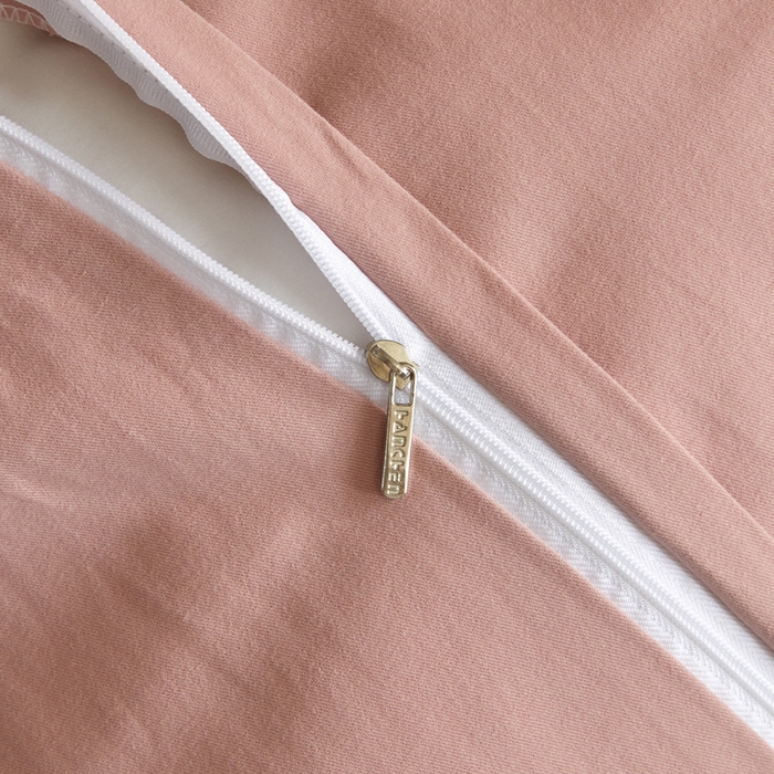 91家纺网 家纺一手货源 找家纺 涵宸家纺 2024新款全棉磨毛四件套纯厚系列（轻）-四件套 纯厚（奶茶色+豆沙）