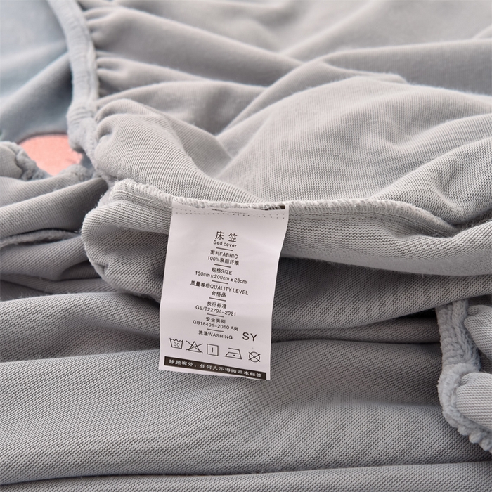 91家纺网 家纺一手货源 找家纺 笙意家纺 2025新款A类牛奶绒花卉刺绣单床笠 郁金香-海清