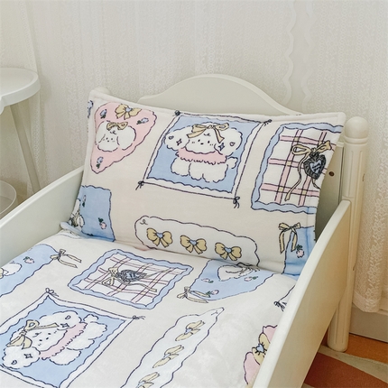 91家纺网 家纺一手货源 找家纺 （总）禧缘家纺（原梦想家） 2024新款儿童牛奶绒枕套