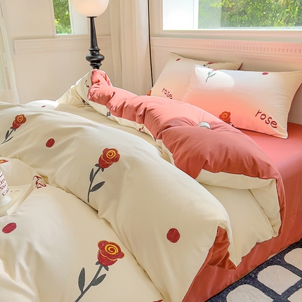 91家纺网 家纺一手货源 找家纺 【91特价】全棉磨毛四件套加厚活性套件（库存商品，不退不换，谨慎下单）