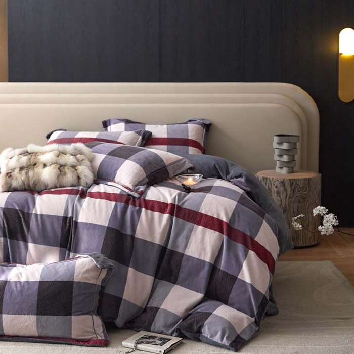 91家纺网 家纺一手货源 找家纺 金奇达家纺 2024秋冬新品保暖加厚绒类热氧™绒绒四件套-【格里克】（全网控价{折后券后}不低于258元） 宝丽格