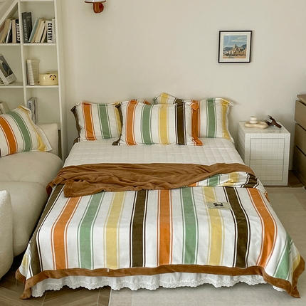 91家纺网 家纺一手货源 找家纺 寐居家纺 2024新款a类牛奶绒多功能毛毯 毛毯-古奈