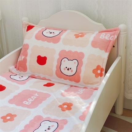 91家纺网 家纺一手货源 找家纺 （总）禧缘家纺（原梦想家） 2024新款儿童牛奶绒枕套