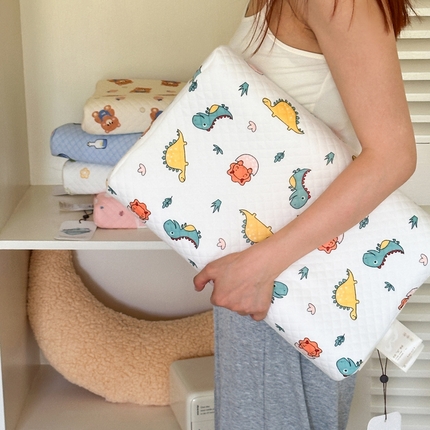 91家纺网 家纺一手货源 找家纺 （总）伟邦枕芯 2024新款针织双层全棉儿童乳胶枕枕头枕芯