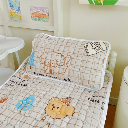 91家纺网 家纺一手货源 找家纺 （总）禧缘家纺（原梦想家） 2024新款儿童牛奶绒夹棉枕套