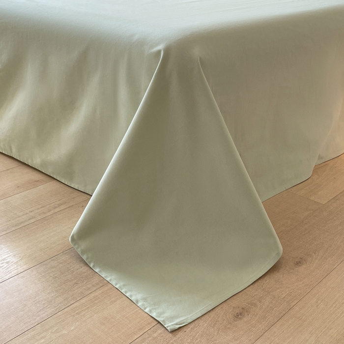 91家纺网 家纺一手货源 找家纺 涵宸家纺 2024新款全棉磨毛四件套纯厚系列（简）-四件套 纯厚-枝条绿