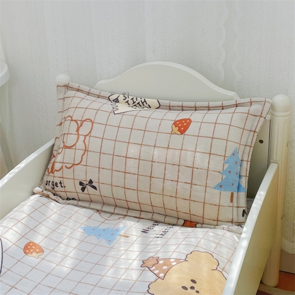 91家纺网 家纺一手货源 找家纺 （总）禧缘家纺（原梦想家） 2024新款儿童牛奶绒枕套