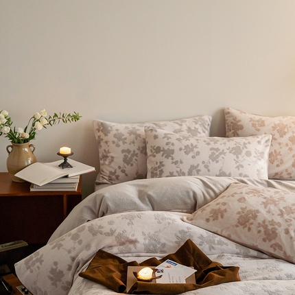 91家纺网 家纺一手货源 找家纺 （总）华超针织 2024新款雕花绒四件套-繁花+花千朵系列