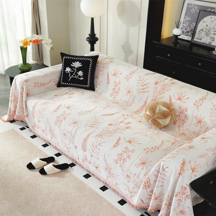 91家纺网 家纺一手货源 找家纺 （总）2024新款雪尼尔提花沙发巾沙发套吉维妮系列