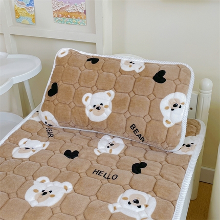 91家纺网 家纺一手货源 找家纺 （总）禧缘家纺（原梦想家） 2024新款儿童牛奶绒夹棉枕套