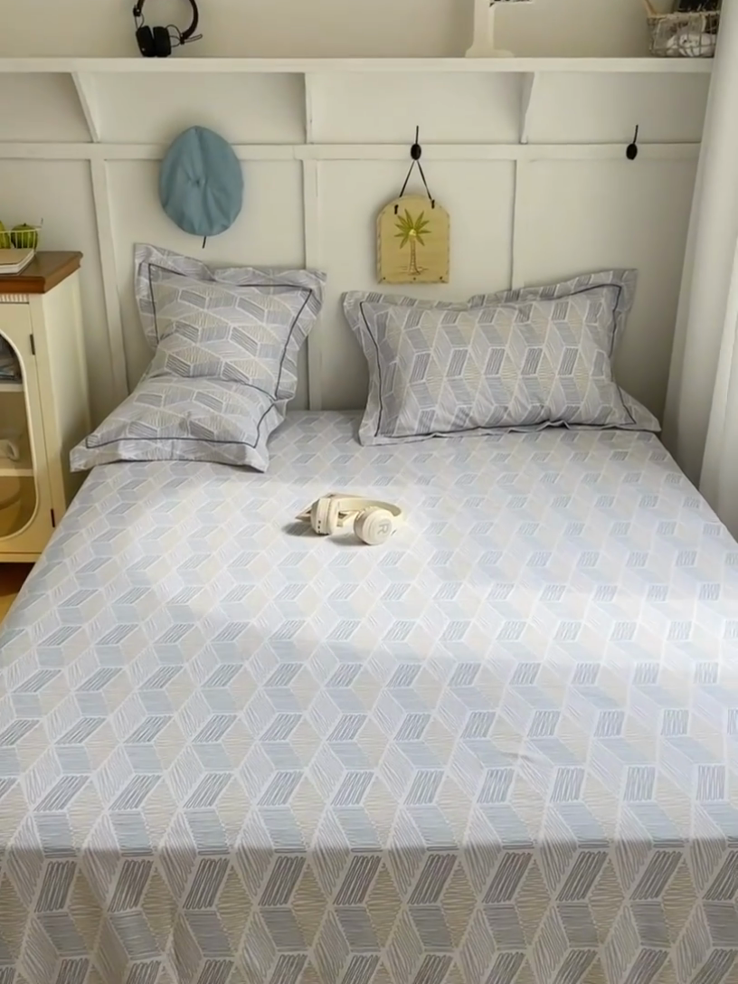 91家纺网 家纺一手货源 找家纺 XIWEN-希文家纺 2024新款全棉磨毛印花单品系列-单床单 艾伦