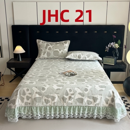 2024新款牛奶绒立体提花复合床盖JHC系列 JHC 21