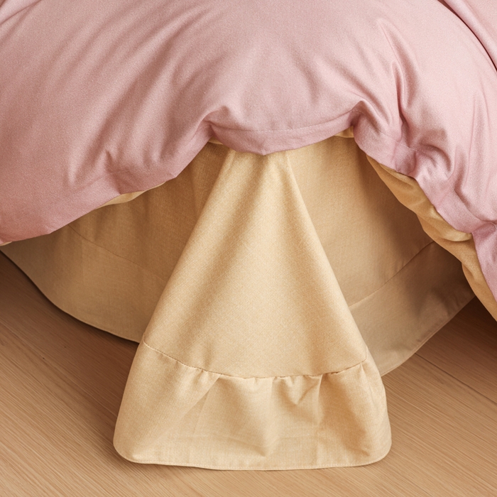 91家纺网 家纺一手货源 找家纺 新月家纺（锦威郎） 2024新款全棉加厚长绒棉数码印花四件套系列 榕树森林-粉