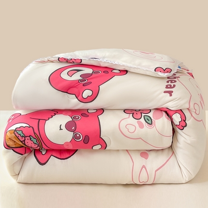 91家纺网 家纺一手货源 找家纺 心卓（总）2025新款针织棉夏被春秋被 被子被芯 冬被加厚 儿童学生成人大豆被