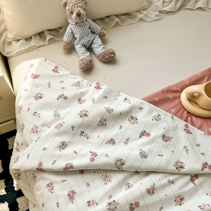 91家纺网 家纺一手货源 找家纺 舒慕家纺 2025新款全棉单被套全棉夹棉被套夹棉四件套 晚柠