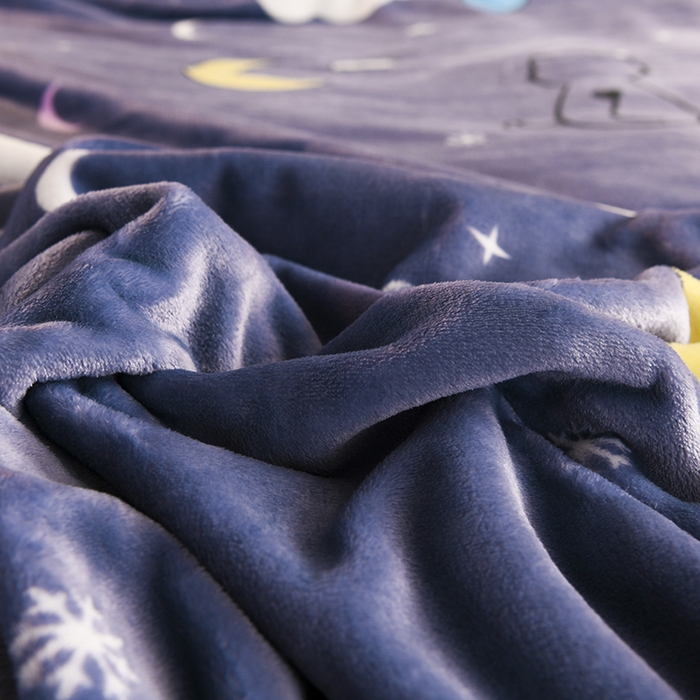 91家纺网 家纺一手货源 找家纺 圣楚 2024新款300g加厚保暖云貂绒双面毯子办公室午睡毛毯直播 喵喵