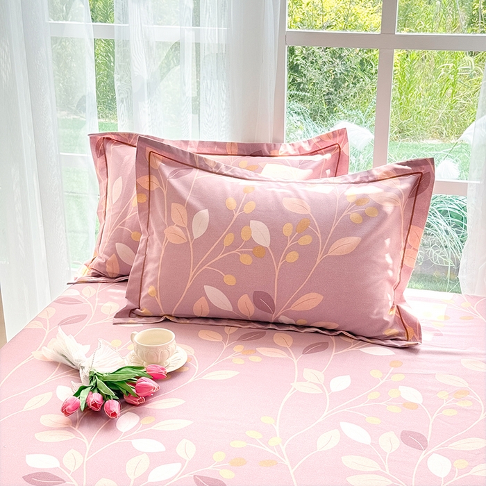 91家纺网 家纺一手货源 找家纺 家贝爱 2024新款加厚生态全棉磨毛床笠 岁月静好