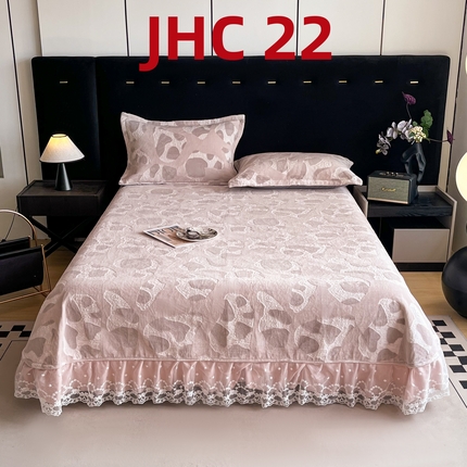 2024新款牛奶绒立体提花复合床盖JHC系列 JHC 22