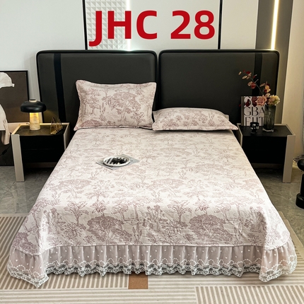 2024新款牛奶绒立体提花复合床盖JHC系列 JHC 28