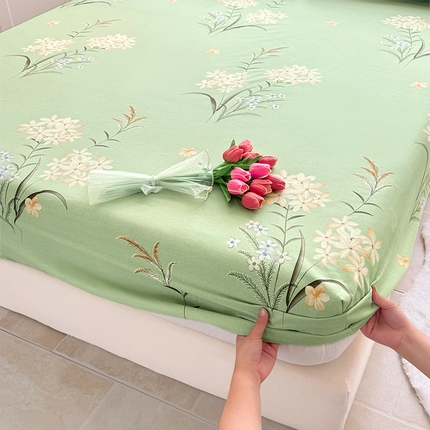 91家纺网 家纺一手货源 找家纺 （总）家贝爱 2025新款加厚生态全棉磨毛床笠