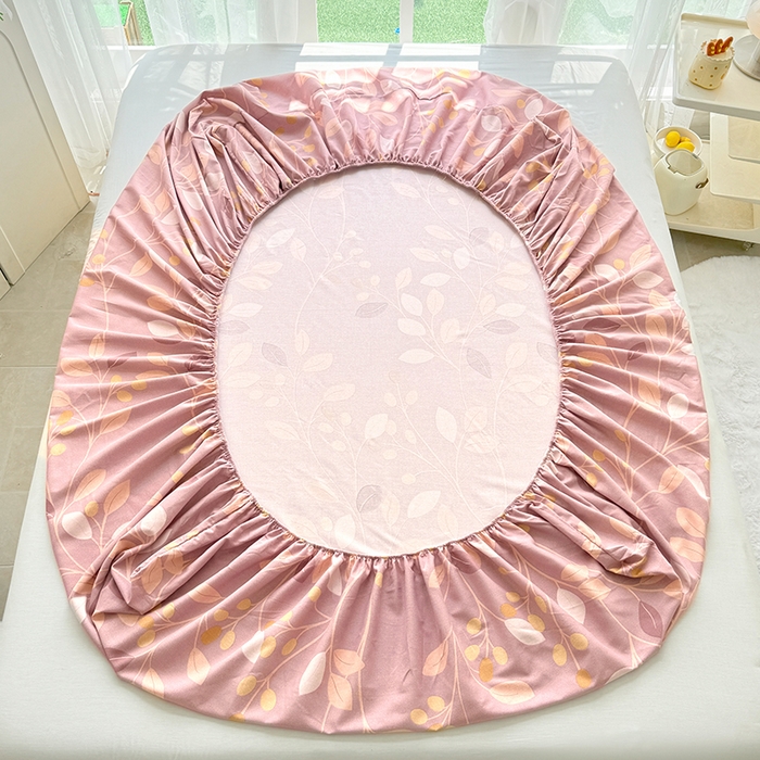 91家纺网 家纺一手货源 找家纺 家贝爱 2024新款加厚生态全棉磨毛床笠 岁月静好