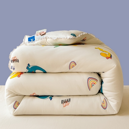 91家纺网 家纺一手货源 找家纺 心卓（总）2025新款针织棉夏被春秋被 被子被芯 冬被加厚 儿童学生成人大豆被