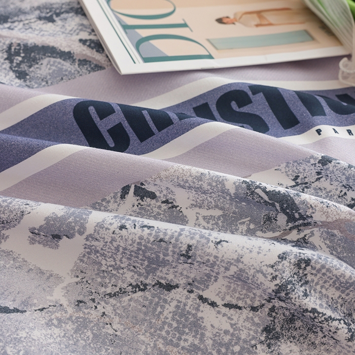 91家纺网 家纺一手货源 找家纺 新月家纺（锦威郎） 2024新款全棉加厚长绒棉数码印花四件套系列 卡其洛-兰