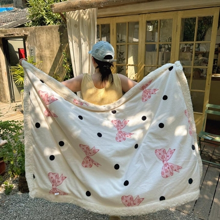 91家纺网 家纺一手货源 找家纺 （总）六巷胡同 2024新款INS卡通羊羔绒毛毯（外拍组）