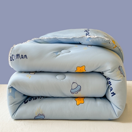 91家纺网 家纺一手货源 找家纺 心卓（总）2025新款针织棉夏被春秋被 被子被芯 冬被加厚 儿童学生成人大豆被