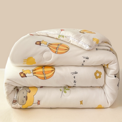 91家纺网 家纺一手货源 找家纺 心卓（总）2025新款针织棉夏被春秋被 被子被芯 冬被加厚 儿童学生成人大豆被