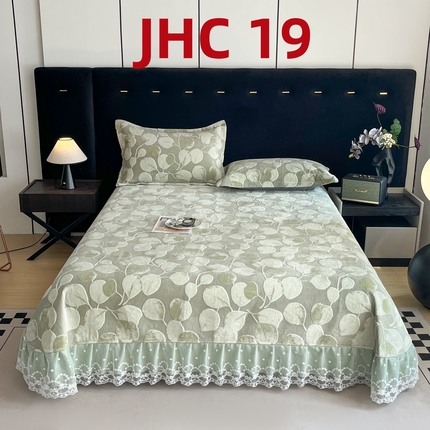 2024新款牛奶绒立体提花复合床盖JHC系列 JHC 19