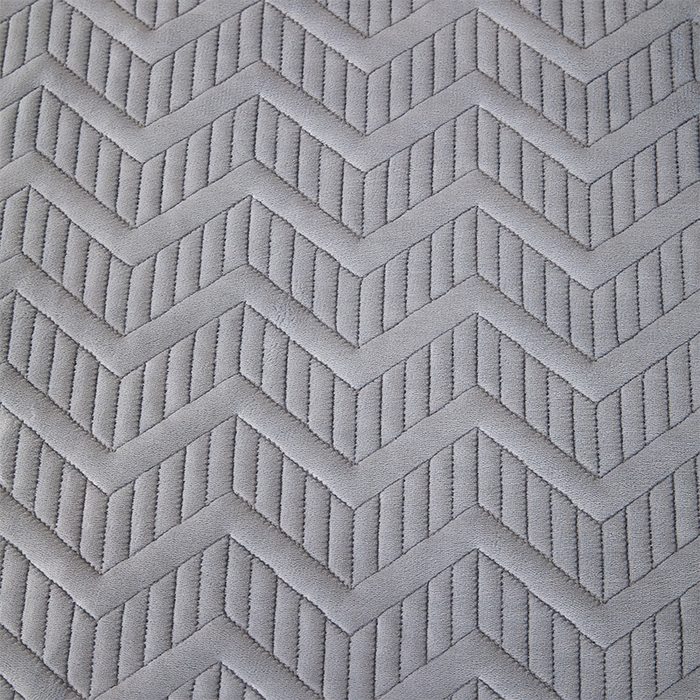 91家纺网 家纺一手货源 找家纺 新月家纺（锦威郎） 2024新款高克重牛奶绒全消光绗缝床盖床单四件套 爵士灰