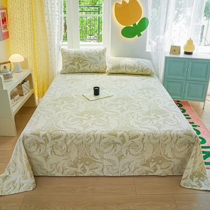 菡宝 2024新款雕花绒230g全消光牛奶绒四件套及单品 - 单床单 图澜朵