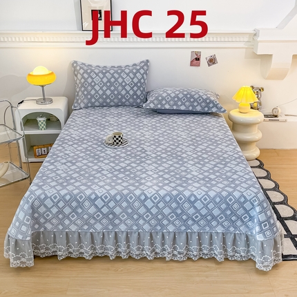 91家纺网 家纺一手货源 找家纺 2025新款牛奶绒立体提花复合床盖榻榻米炕盖炕垫JHC系列 JHC 25