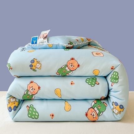 91家纺网 家纺一手货源 找家纺 心卓（总）2025新款针织棉夏被春秋被 被子被芯 冬被加厚 儿童学生成人大豆被