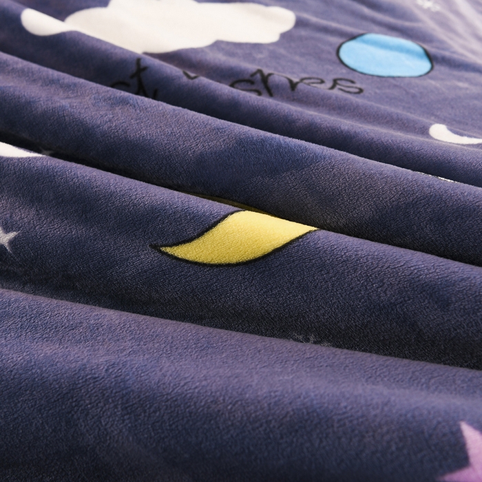 91家纺网 家纺一手货源 找家纺 圣楚 2024新款300g加厚保暖云貂绒双面毯子办公室午睡毛毯直播 喵喵