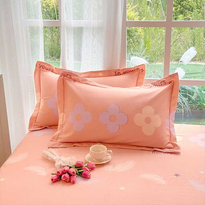 91家纺网 家纺一手货源 找家纺 家贝爱 2024新款加厚生态全棉磨毛床笠 梦恋花都