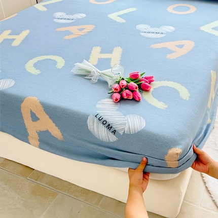 91家纺网 家纺一手货源 找家纺 （总）家贝爱 2025新款加厚生态全棉磨毛床笠