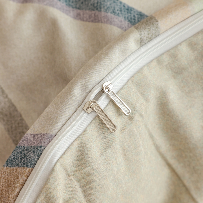 91家纺网 家纺一手货源 找家纺 新月家纺（锦威郎） 2024新款全棉加厚长绒棉数码印花四件套系列 布罗西娅-咖